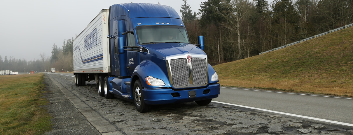 Kenworth Truck on the Test Track